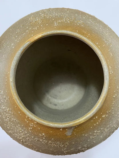 Vaso Antigo De Cerâmica Artesanal Rustico Esmaltado