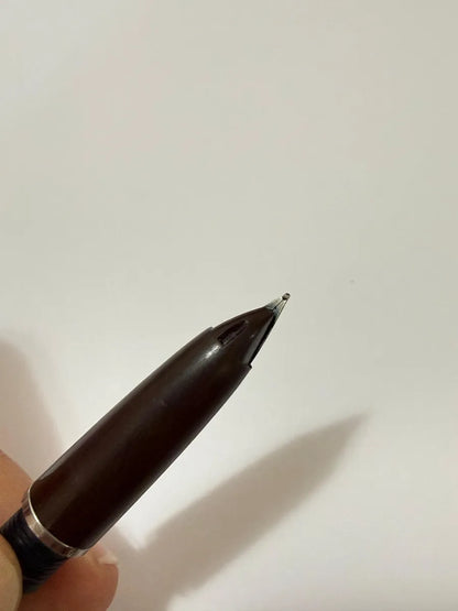 Caneta Antiga Sheaffer Made In Usa Marrom Marrom