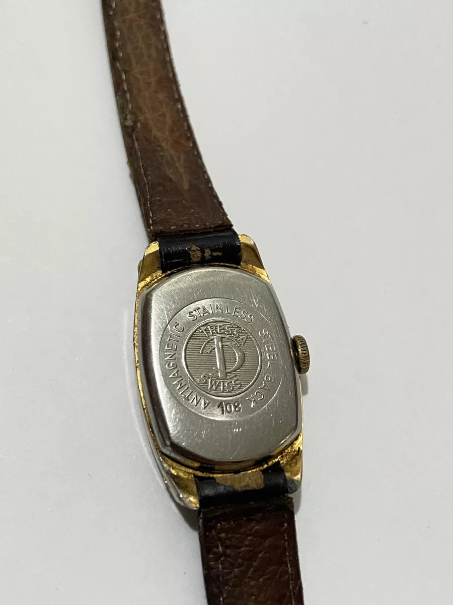 Relógio Antigo Suiço Tressa 17 Jewels Swiss
