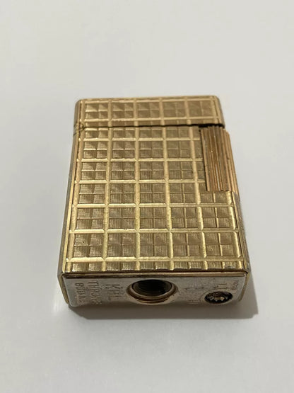 Isqueiro Antigo Klb Throne Butane Dourado