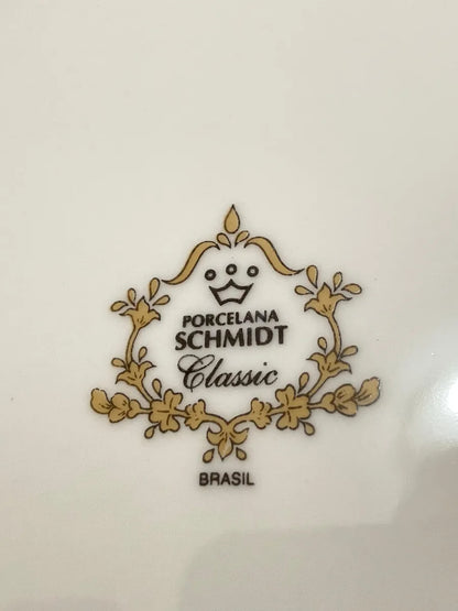 Pratos Porcelana Schmidt Classic 26cm (par) Antigos