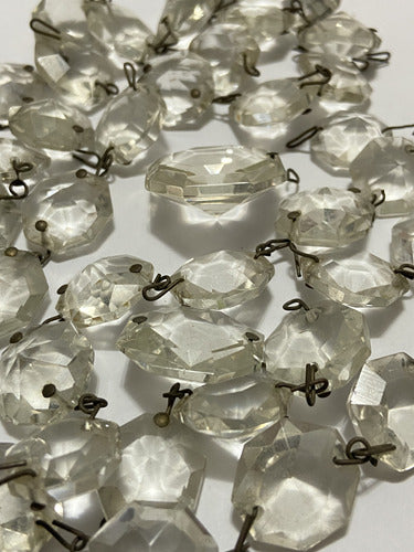 Pingentes Em Formato Diamante Para Lustre De Cristal Antigo