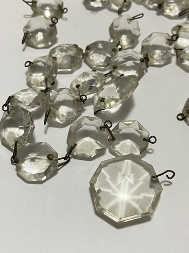 Pingentes Em Formato Diamante Para Lustre De Cristal Antigo