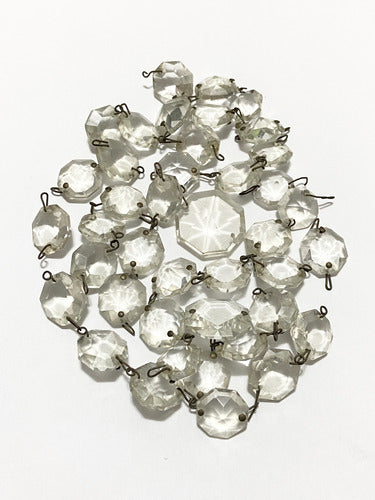 Pingentes Em Formato Diamante Para Lustre De Cristal Antigo