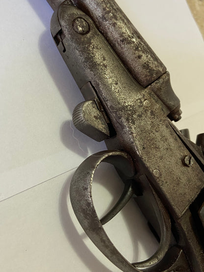 Antiga Garrucha Obsoleta Decorativa Cano Duplo Peça Coleção