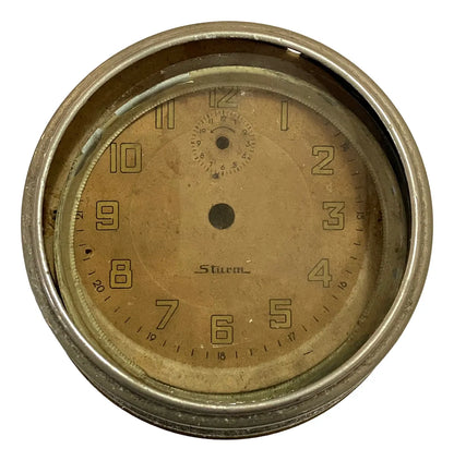 Relógio De Painel Sturm Antigo - Década De 40/50