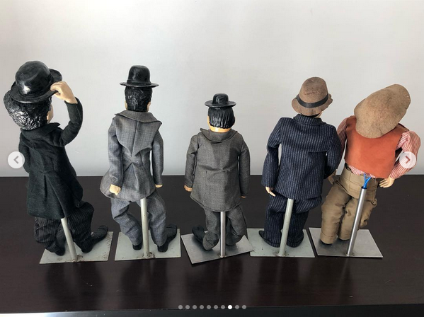 Coleção de Bonecos Antigos - Comediantes Clássicos