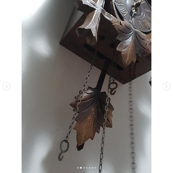 Antigo Relógio Cuco H Modelo 201 Ano 1952