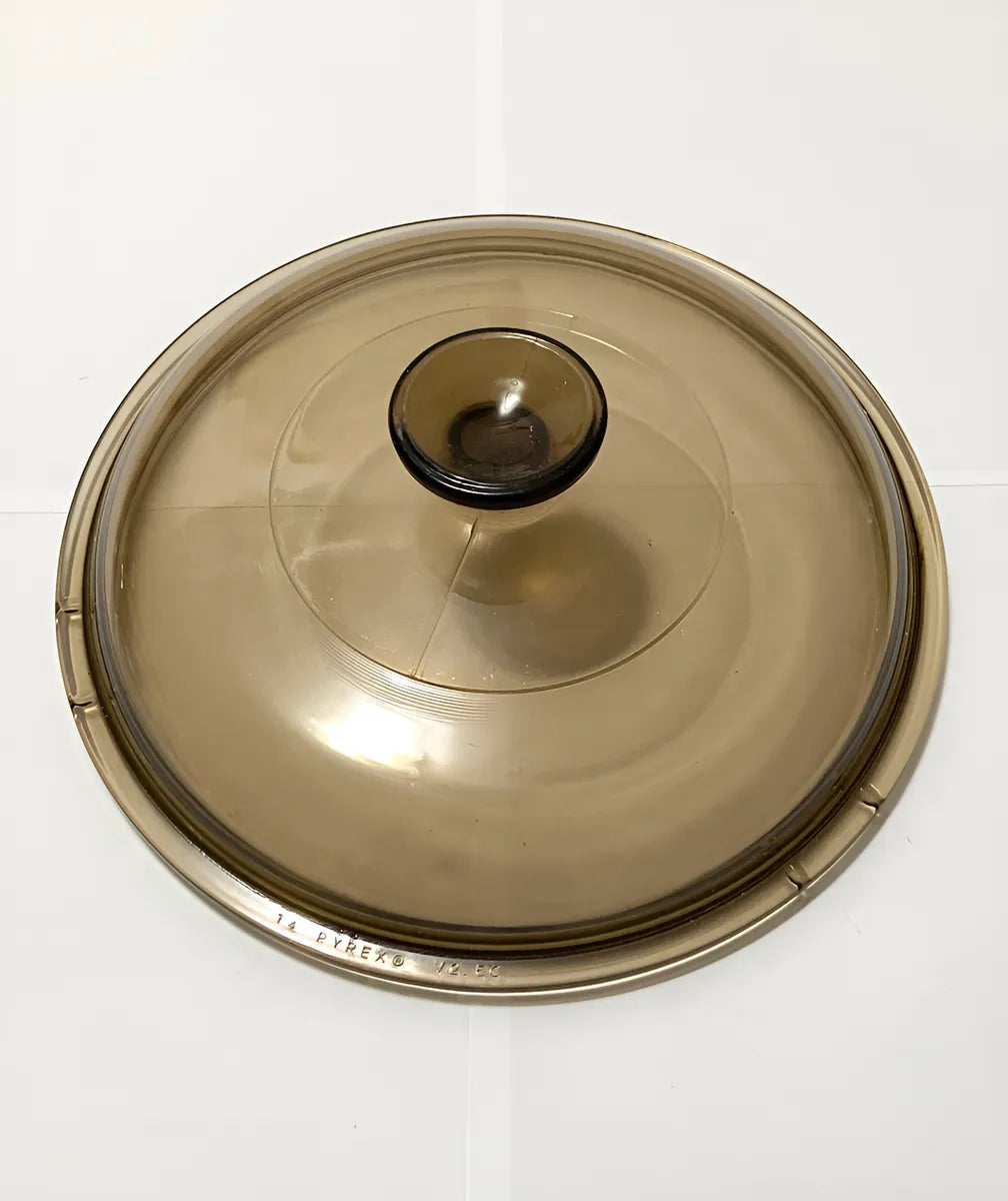 Tampa Pyrex Âmbar Antiga 22cm