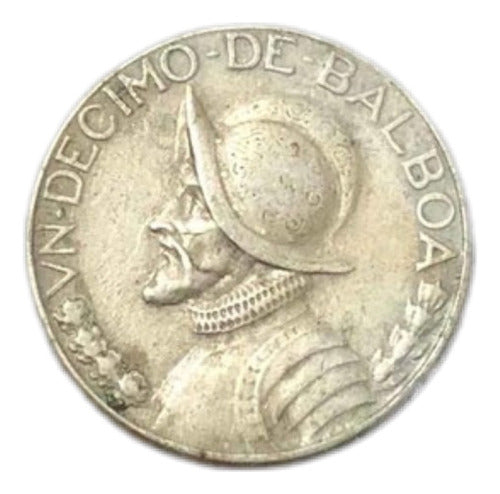Moeda Antiga Panama 1970 Decimo De Balboa