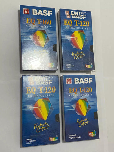 Antiga Fita Vhs Lacrada Virgem Emtec Basf
