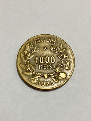 Antiga Moeda Brasil 1000 Réis 1929 Lote 3