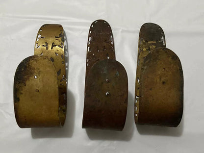 Suportes De Bronze Antigo Para Cortina Lote 3
