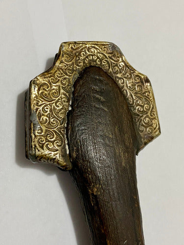 Punhal Antigo Árabe Jambiya Koummya 41cm C/ Bainha