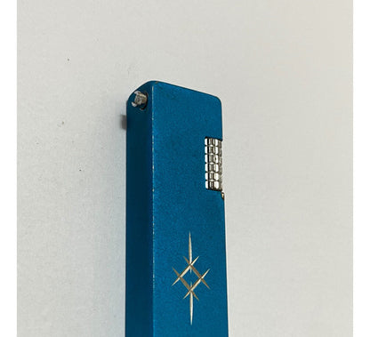 Isqueiro Antigo Laurel Azul Em Metal