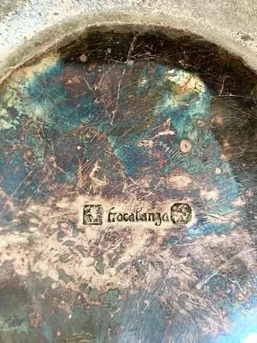 Antiga Tigela Bowl Fracalanza Cor Prata