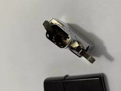 Isqueiro Antigo Com Desenho Borboleta