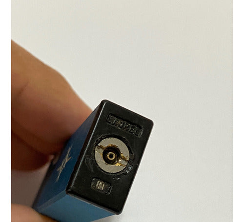 Isqueiro Antigo Laurel Azul Em Metal