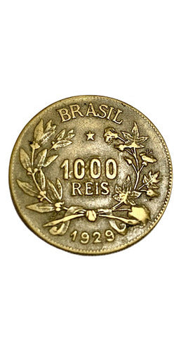 Antiga Moeda Brasil 1000 Réis 1929 Lote 1