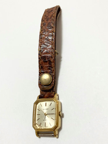 Relógio Antigo Orient Quartz Japan Pulseira Eberle