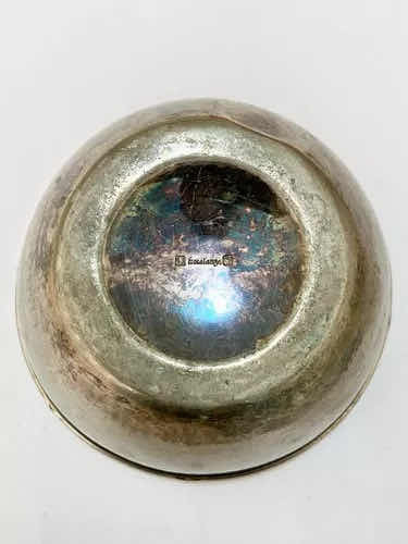 Antiga Tigela Bowl Fracalanza Cor Prata