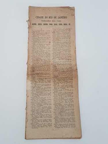 Gui Indicador De Rua Antigo Rio De Janeiro