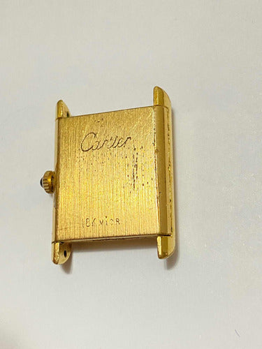 Relógio Antigo Must De Cartier A Corda Antigo Plaquer Ouro