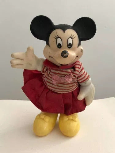 Boneca Minnie Antiga Rara Anos 80 Feita Na Coreia
