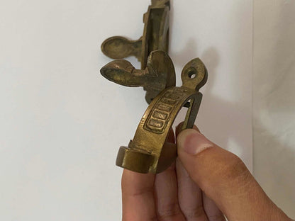 Antigas Peças Fixadoras Cantoneira Decorativas Em Bronze -l1