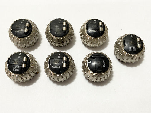 Lote Esferas Maquina De Escrever Ibm Antiga