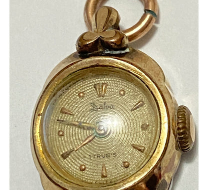 Relógio Antigo Dalva 17 Rubis Plaquer Ouro 20 Microns