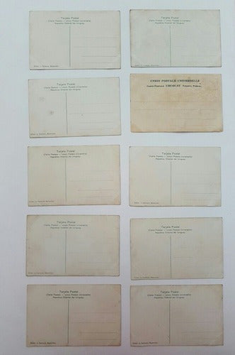 Colecão Cartões Postais Raros Antigos Uruguai Lote 2