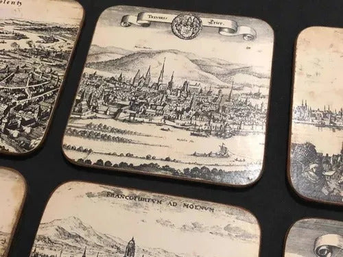 Fotos Antigas Europa Em Placa De Madeira