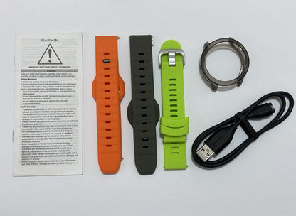 Relógio Garmin Forerunner 55 Preto Gps Monitor + Acessórios