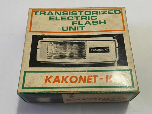 Flash Eletronico Antigo Japones Kakonet Camera Antiga