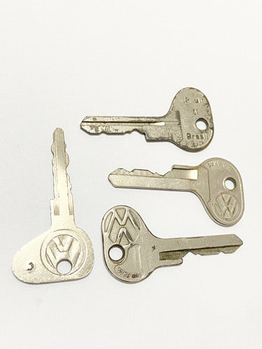 Chaves Antigas Volkswagen Lote 4 Fusca Kombi Brasilia