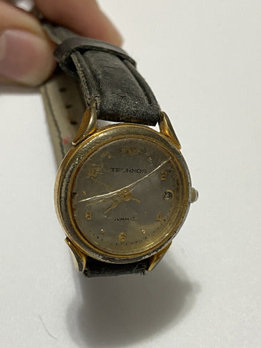 Relógio Antigo Technos Dourado Quartz