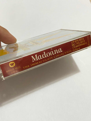 Antiga Fita Cassete K7 Madonna The Immaculate Collection