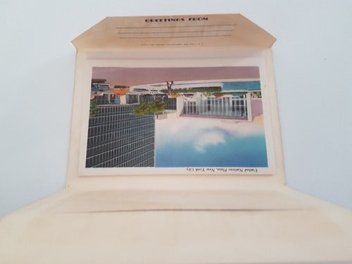 Cartão Postal Antigo Lembrança Saudações De Nova Iorque Eua