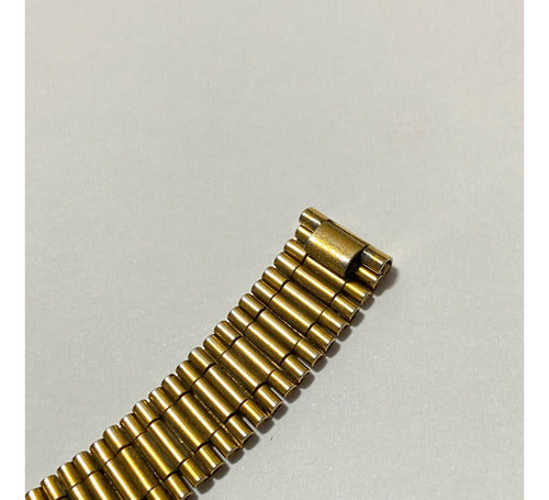 Pulseira De Relógio Antiga Dourada Technos 18mm