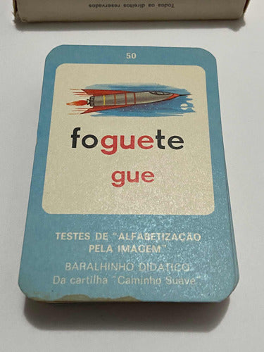 Baralho Antigo Didático Da Cartilha Caminho Suave Completo