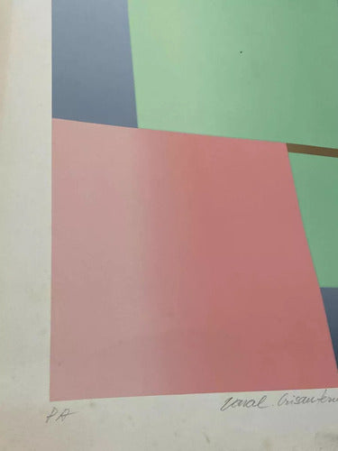 Quadro Gravura Antiga Arte Gravura Paulo Calazans 89 - Varal