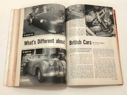 Revista Antiga De Automóveis 1950 Popular Science