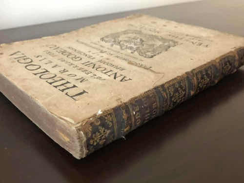 Livro Antigo Raro 1758 Theologia Moralis De Antonii Godeau - Teologia Cristã Em Latim