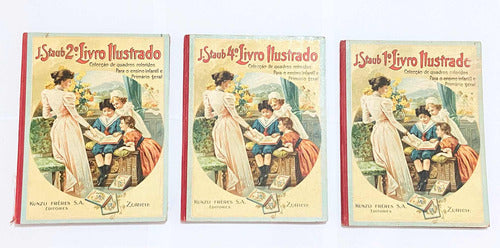 Livro Ilustrado Antigo Ensino Infantil - Lote