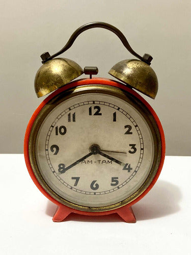 Antigo Relógio Despertador Marca Tam Tam