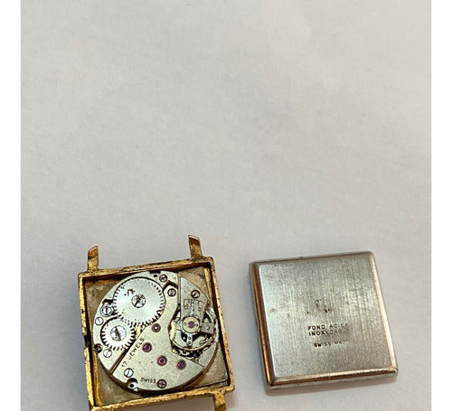 Relógio Antigo Suíço Mafil 17 Jewels Dourado