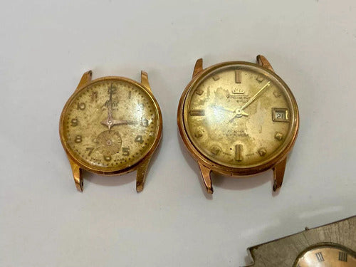 Lote Relógios Antigos Fortissimo 21 Mafil 21 Rubis Suiço