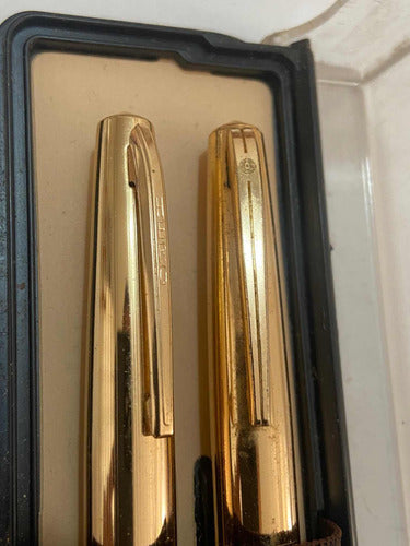 Canetas Antigas Hero 340 e Wing Sung Dourada