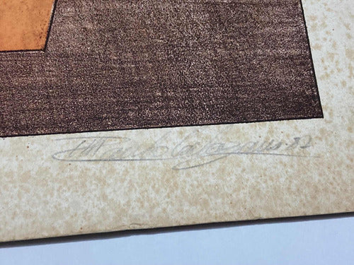 Quadro Gravura Antiga Paulo Calazans Assinada E Numerada